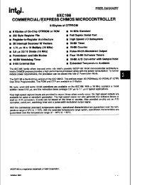 Datasheet 8xC198 manufacturer INTEL
